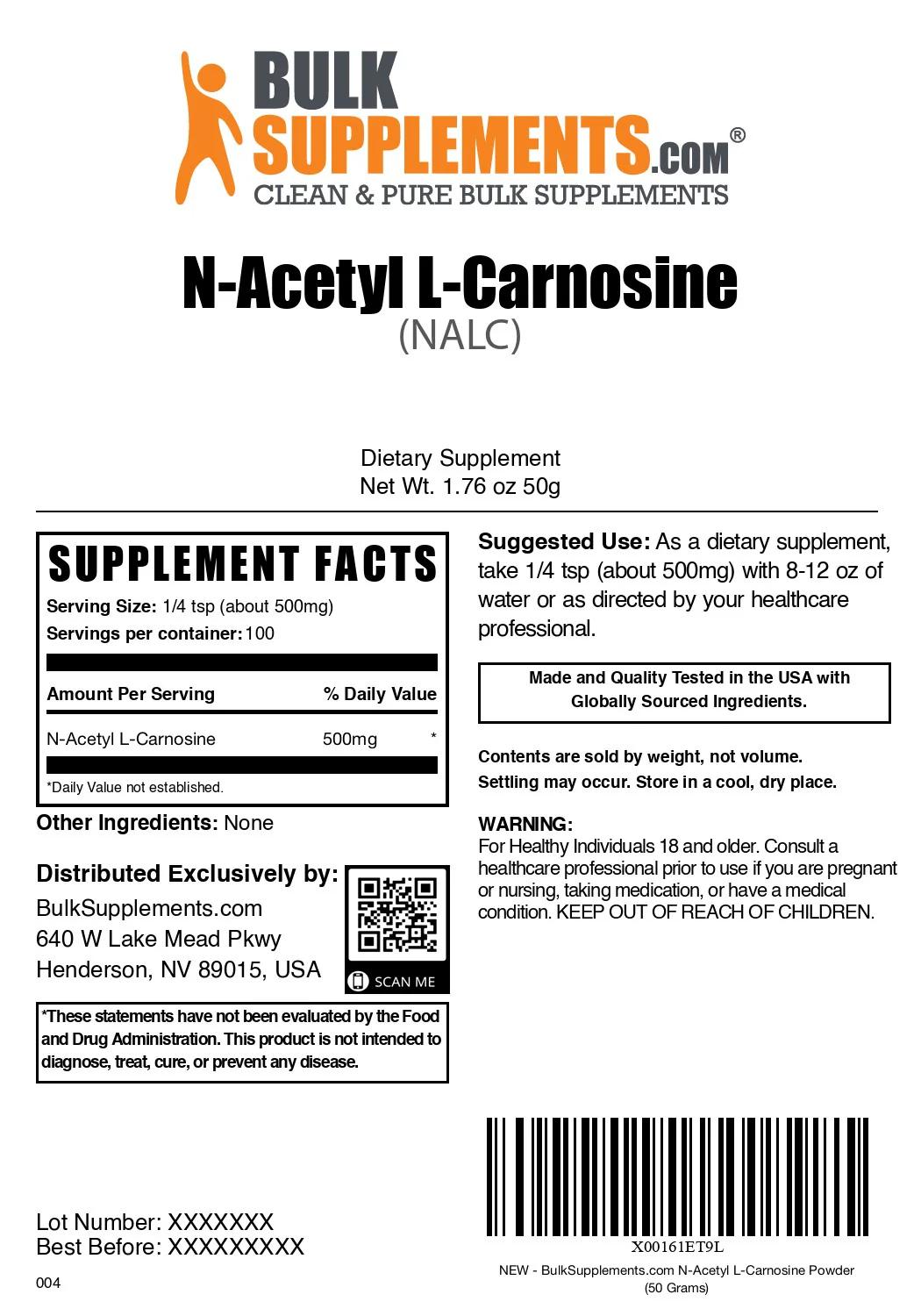N-Acetyl L-Carnosine (NALC) Powder - Image 8